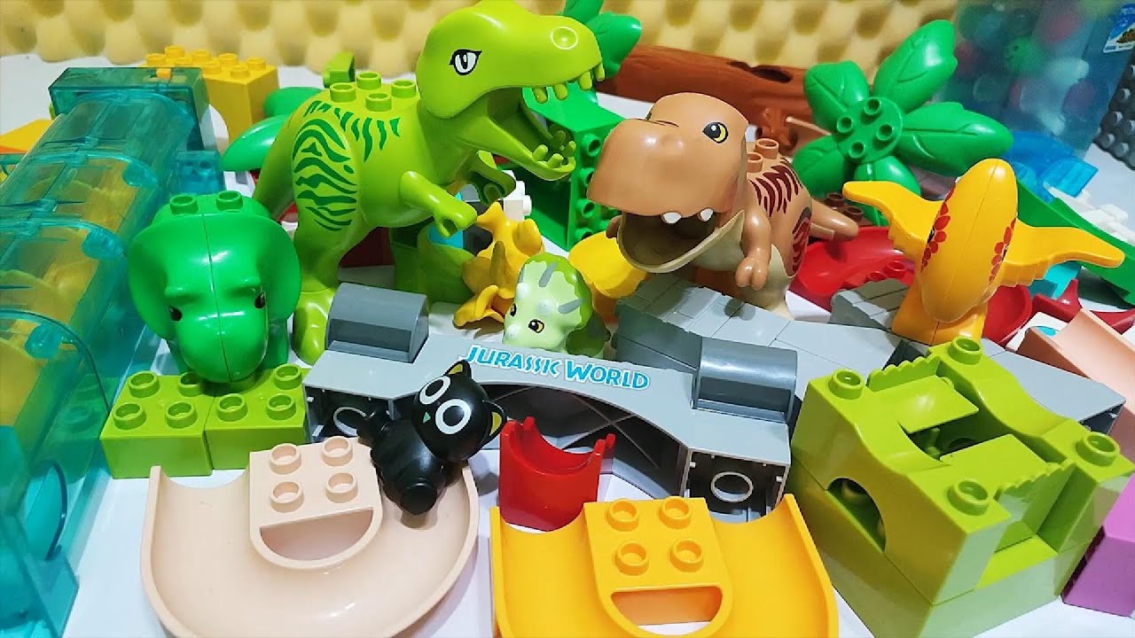 Satisfying Building Blocks ASMR Marble Run 