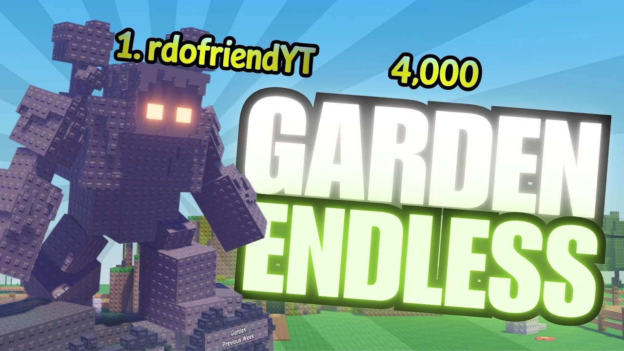 I Got #1 In Endless Mode… | Garden Tower Defense 1.41