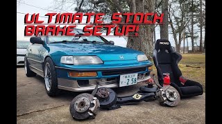 Getting my K swapped CRX ready for the track!