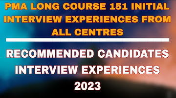 PMA Long Course 151|10th January 2023 Initial Interview Experiences|All ASRC Initial Interview 2023