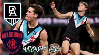 Port Adelaide vs Melbourne Demons Matchday Vlog | AFL Round 17 2021