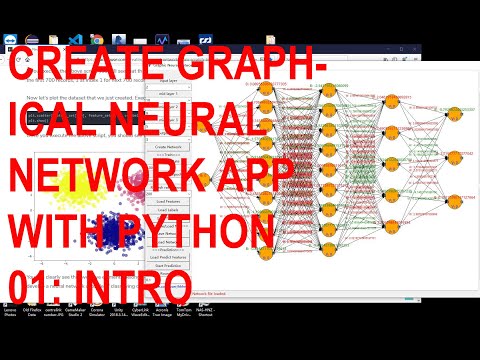 Create graphical neural network with python tkinter  01 - demo and introduction