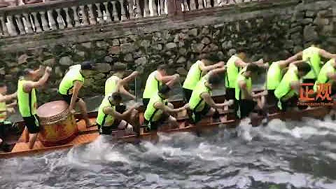 Have you ever seen a dragon boat brake and turn around？ - DayDayNews