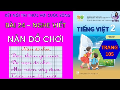 Video Tiếng Việt Lớp 2| Tập 1| Bài 24| Nghe viết |Nặn đồ... - youtube