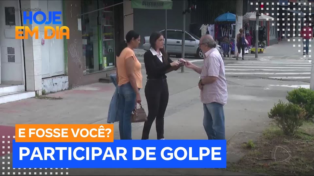 E se Fosse Você? Veja se pedestres aceitam proposta de golpista para enganar idoso