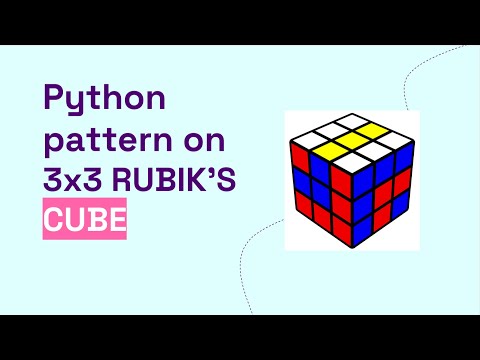 How to form a python on 3x3 | C4cubes
