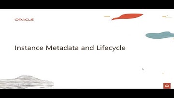 Compute Instance Metadata Lifecycle