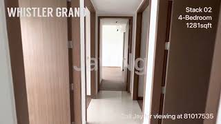 Whistler Grand - Stack 02 Layout | 4-Bedroom | 1281sqft Update
