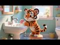 Tiny Tiger Snack Time | Fruits and Veggies Song for Kids | Healthy Food Nursery Rhyme