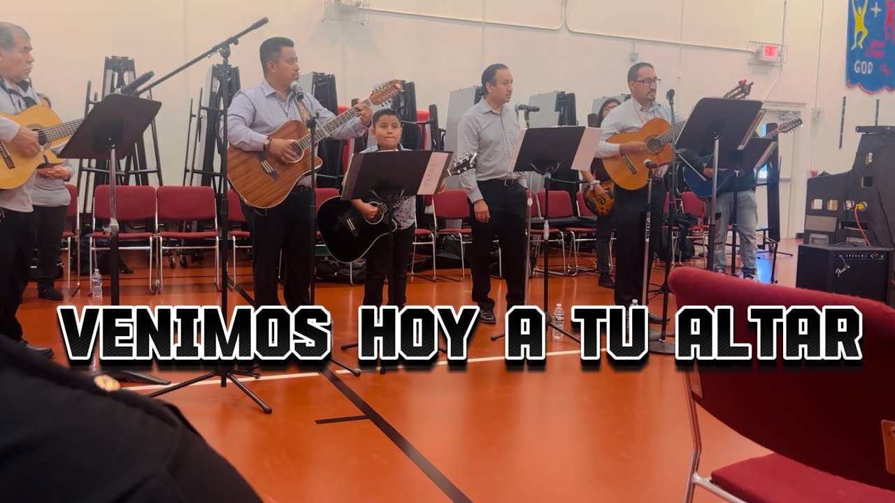 VENIMOS HOY A TU ALTAR - CANTO DE ENTRADA - LETRA Y ACORDES - YouTube