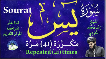 يَس وَالْقُرْآنِ الْحَكِيمِ  إِنَّكَ لَمِنَ الْمُرْسَلِينَ - سورة يَس - مكررة - القارئ رعد الكردي