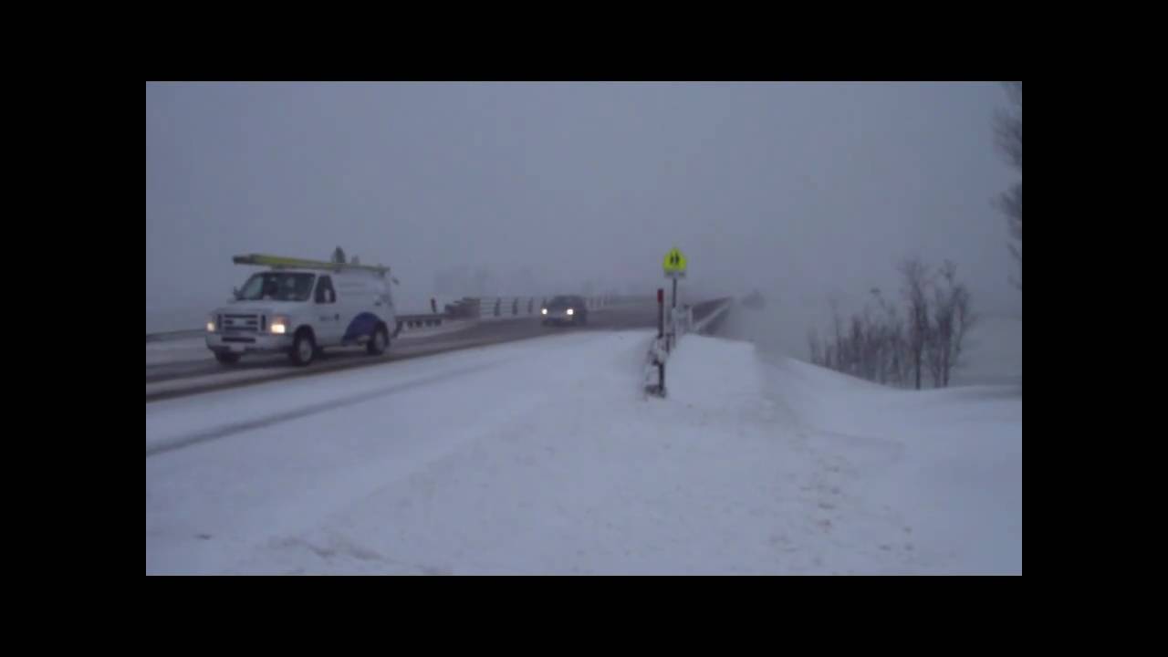 Pokemouche New Brunswick storm, route 11, December 2010 YouTube
