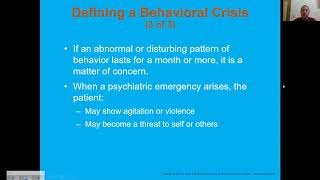 Chapter 22 Psychiatric Emergencies