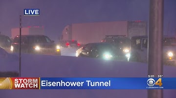 Snowy Weather Causes Multiple Closures Along I-70 Through Mountain Corridor