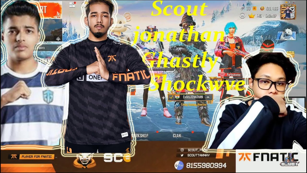 ENTITY jonathan ,fnatic scout, AXOM shockwve & ghastly plays together | India's best assaulters
