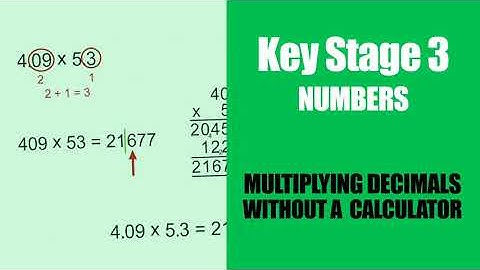 Key Stage 3 Maths: Multiplying decimals without a calculator