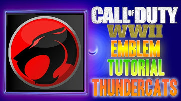 Thundercats Logo - Call of Duty COD WW2 WWII ( EASY ) Emblem Tutorial