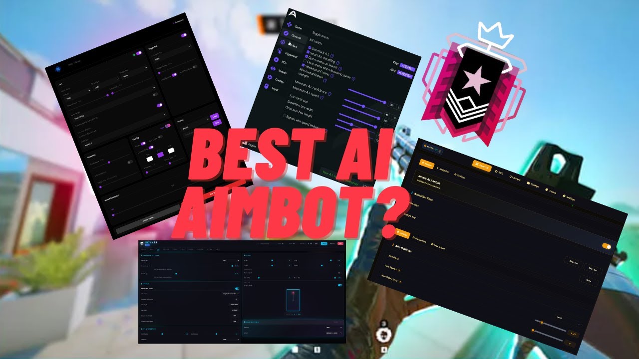 Testing the 4 TOP Ai Aimbots R6