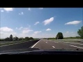 Driving from Rimini Italy to Basel Switzerland - Timelapse Autostrada del Sole A1 and Adriatica A14