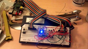 RPi powered 3x3 led matrix
