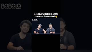 Oğuzhan Uğur Ali biçimin taklidini yapıyor! #shortsvideo #oğuzhanuğur #babalatv