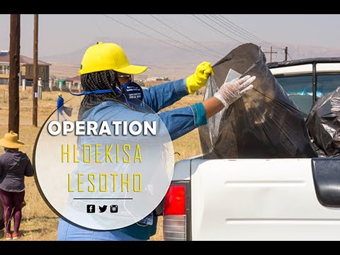 Inauguration Operation Hloekisa lesotho
