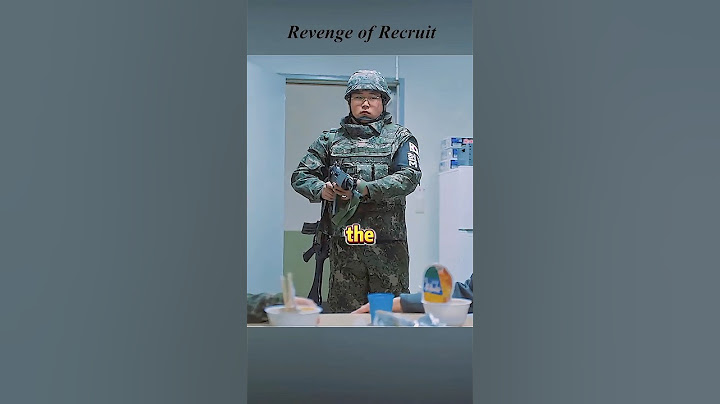The bullied new recruit raised his gun. #wardrama #crime #viralvideo