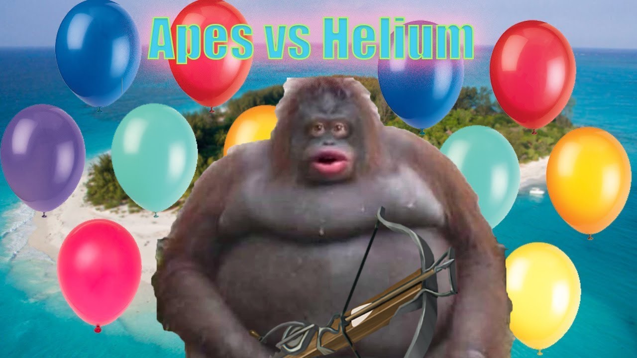 monos en una guerra con globos el juego (apes vs
