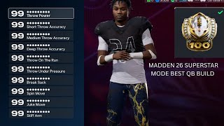 How to Make the Best QB Build In Madden 26 Superstar