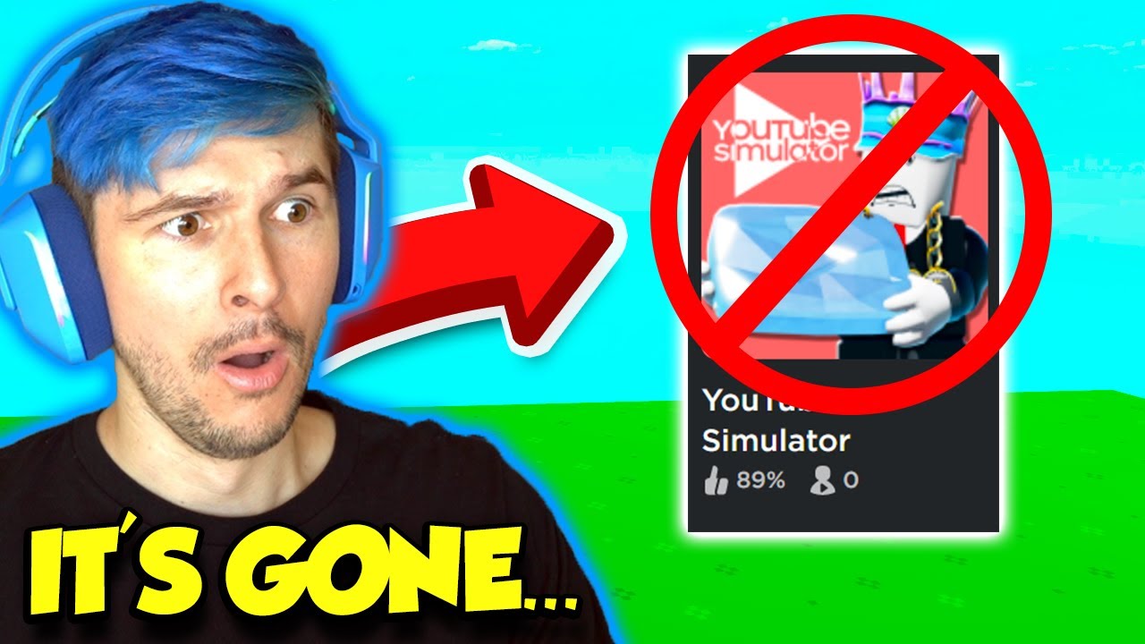 YouTube Simulator Got DELETED FROM ROBLOX!! YouTube