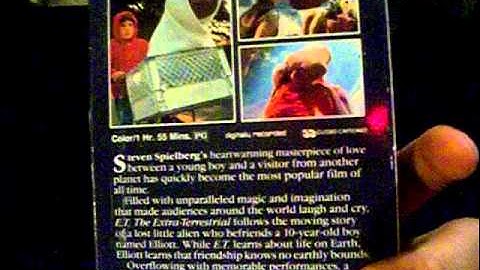 My Universal VHS Tape Collection