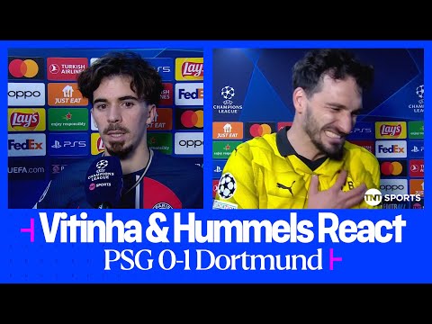 "THIS IS INCREDIBLE" | Vitinha & Mats Hummels | PSG 0-1 Dortmund | UEFA Champions League