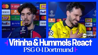 'THIS IS INCREDIBLE' | Vitinha & Mats Hummels | PSG 0-1 Dortmund | UEFA Champions League