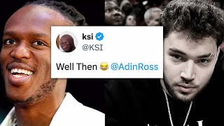 KSI Responds To ADIN ROSS PROBLEM