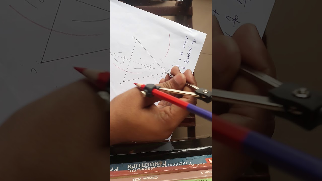 The property of perpendicular Bisector of sides of a triangle/class 7