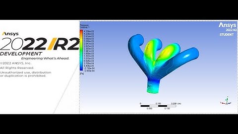 ANSYS 2022 R2 (STUDENT) PIIPE WITH MULTIPLE OPENINGS