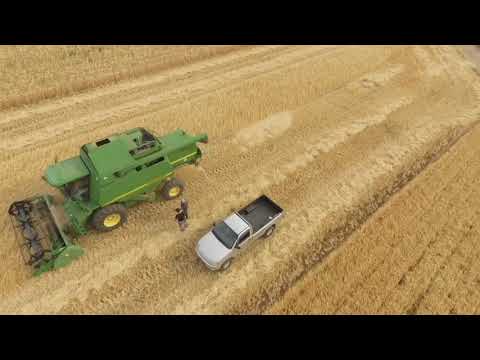 John deere combine