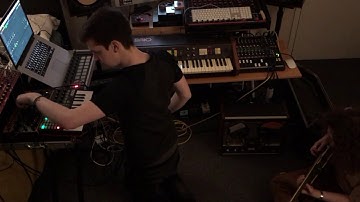 Reel-to-reel Tape Delay With Analogue Synths and Guitar