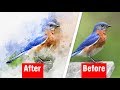 Watercolor photoshop action tutorial  adobe photoshop cc  multi tech