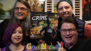 Chronicles of Crime - GameNight! Se6 Ep33 - How to Play and Playthrough