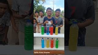 Tebak Warna Air Botol Dapat Hadiah Part 3 #shorts