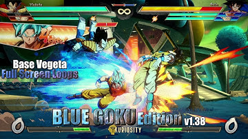DBFZ 1.38 | Part 5 | NEW Base Vegeta Full Screen Loops | Blue Goku Edition!