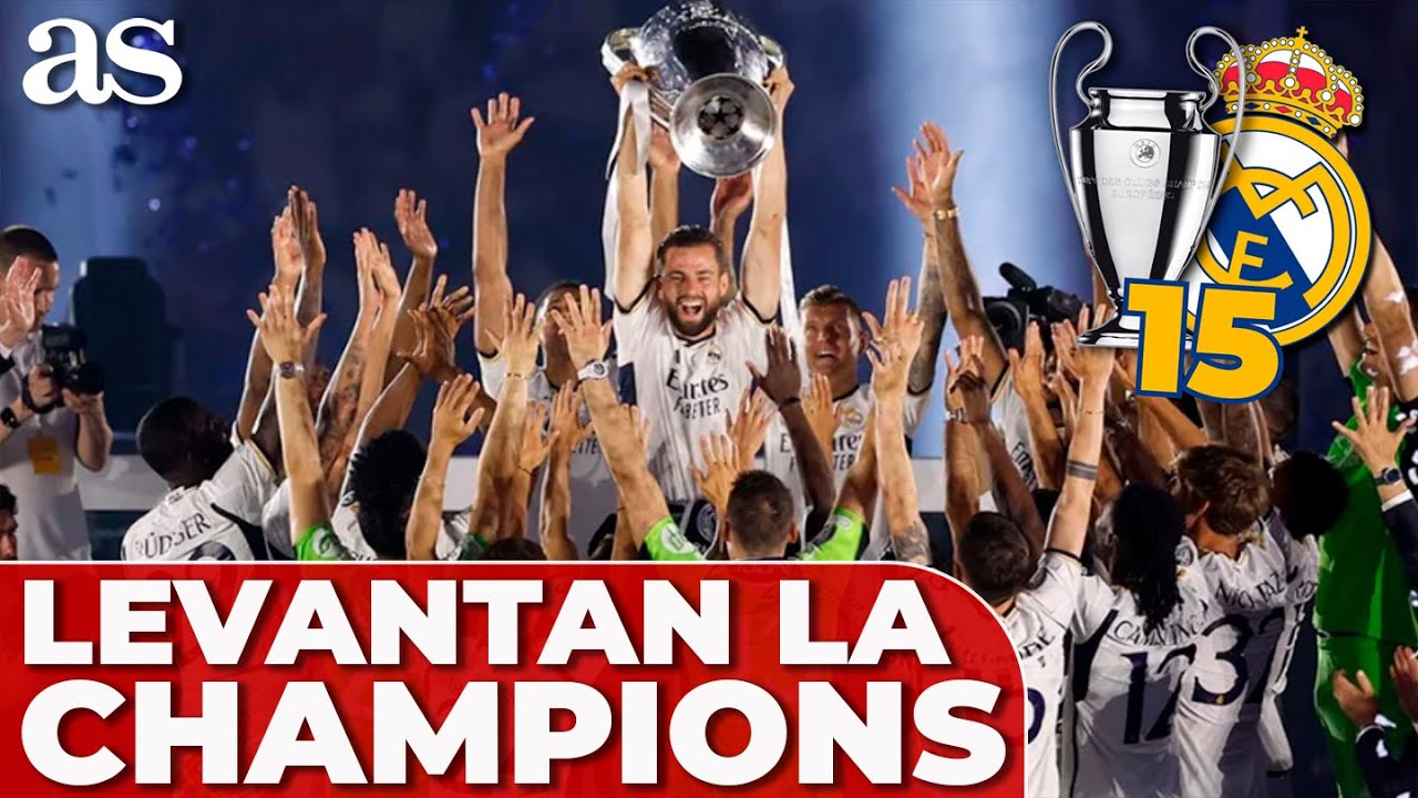 Todo el REAL MADRID cantando El HIMNO en la FIESTA BERNABÉU | CAMPEÓN CHAMPIONS