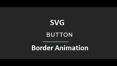 Button animation | SVG Button Stroke Animation | Only HTML & CSS