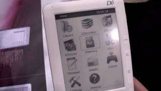 Dittobook D6 eBook Reader at CES 2010