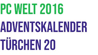 Celebrity Pc Welt Adventskalender Tür 20 Tipard Screen Capture Wealth