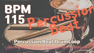 Percussion Beat Drum Loop Practice Tool 115bpm