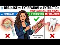 Drainage vs Extirpation vs Extraction | ICD-10-PCS Root Operations Explained