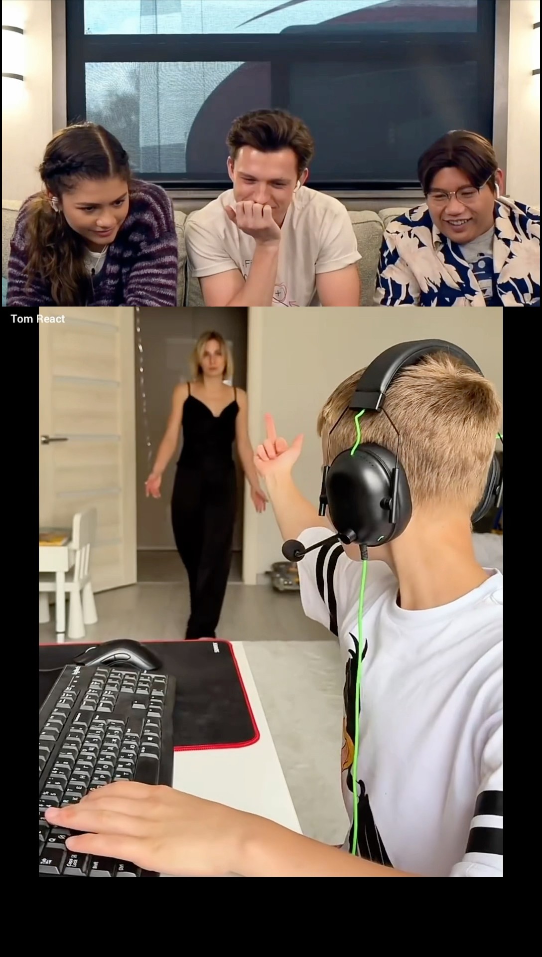 Try Not To Laugh Challenge Tom Holland React Part 88 #tomholland