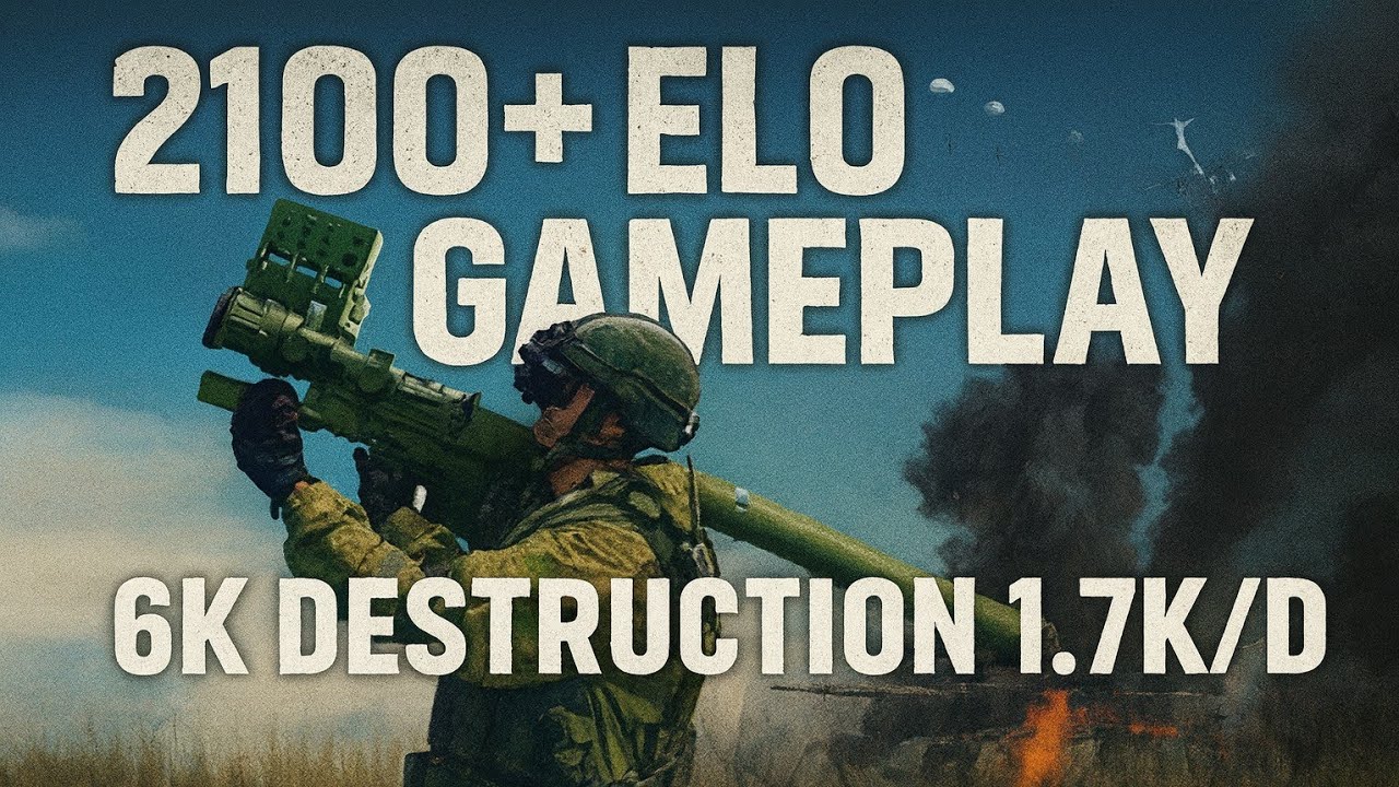 Broken Arrow 2100+ ELO RU Infantry Gameplay | 6K Destruction 1.7 K/D